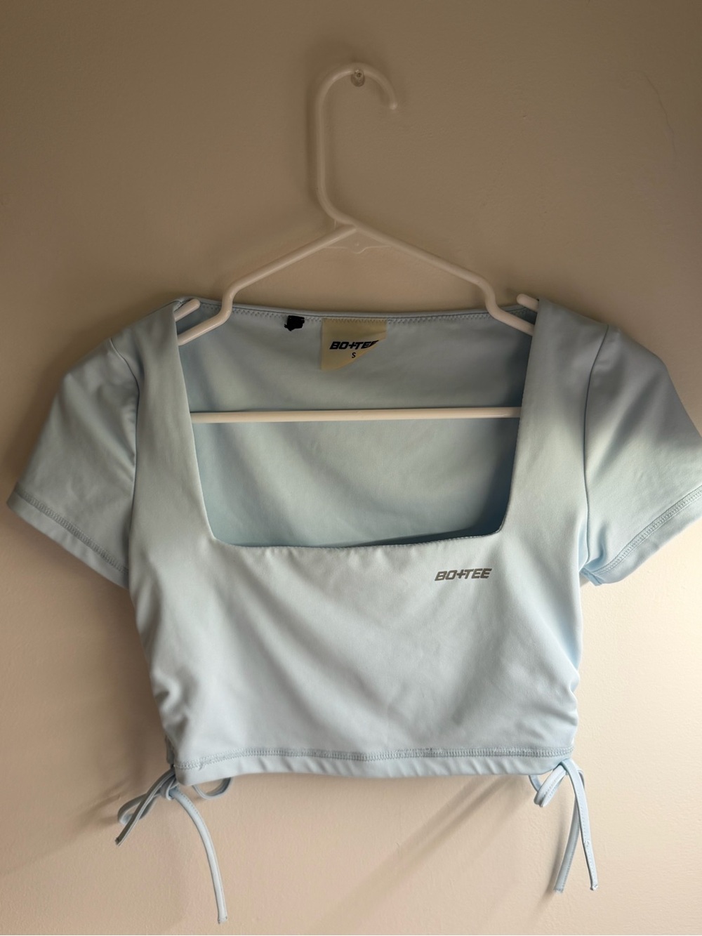 Workout baby blue top